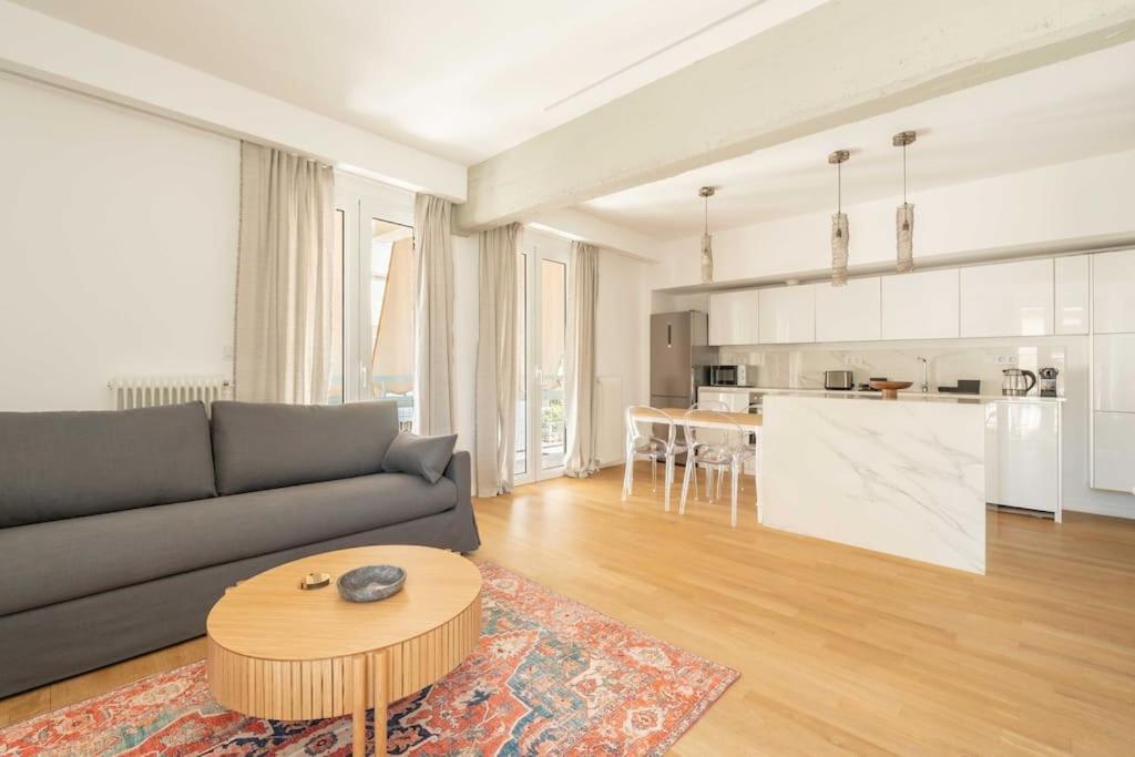 Bright & Airy 2Bd Apt Close To National Garden Athens Luaran gambar